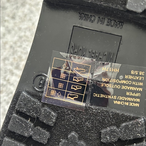 Michael Kors Glossy Black Studded Boots - Picture 11 of 11